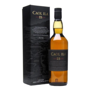 Caol Ila 25 Year Old Single Malt Scotch Whisky Islay Peat