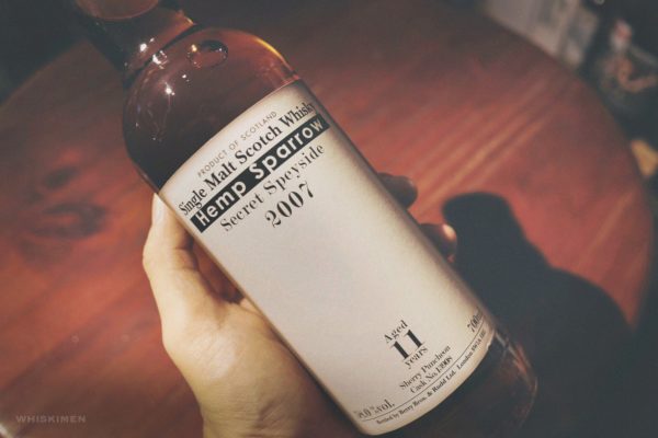 Hemp Sparrow Secret Speyside 2007 11 Years Old Single Malt Whisky Hemp Sparrow Secret Speyside 2007 11 Year Old Single Malt Whisky, Mahjong, 麻雀, 白板