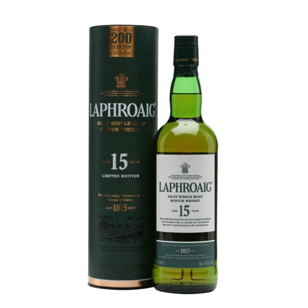 Laphroaig 15 Year Old Single Malt Scotch Whisky (200th Anniversary Edition)