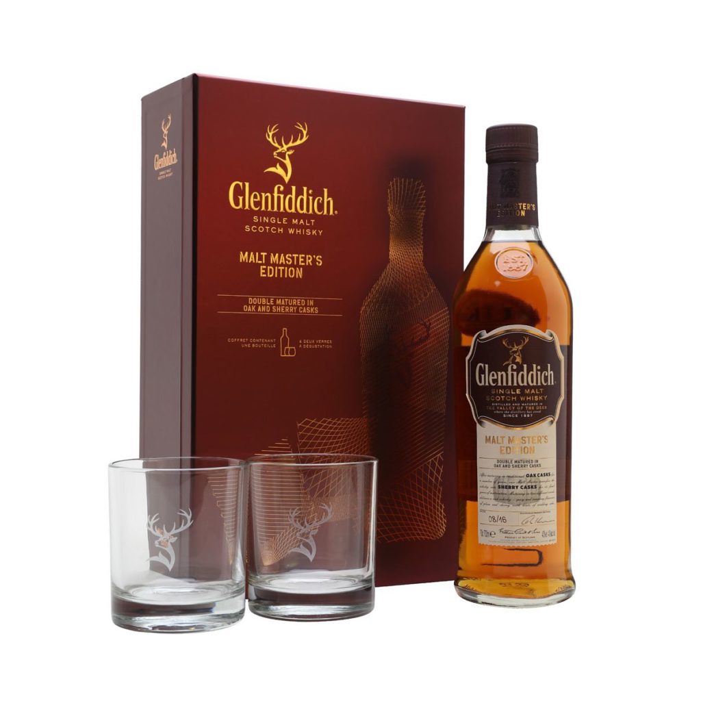 Malt Master's Edition Glenfiddich Single Malt Scotch Whisky (Gift Set