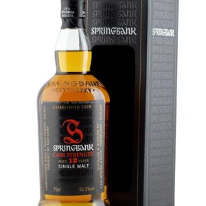 Springbank 12 Year Cask Strength Old Single Malt Scotch Whisky, campbeltown, cask strength