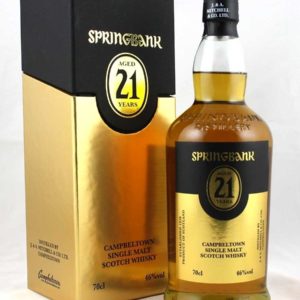Springbank 21 Year Old Single Malt Scotch Whisky 2015 Edition