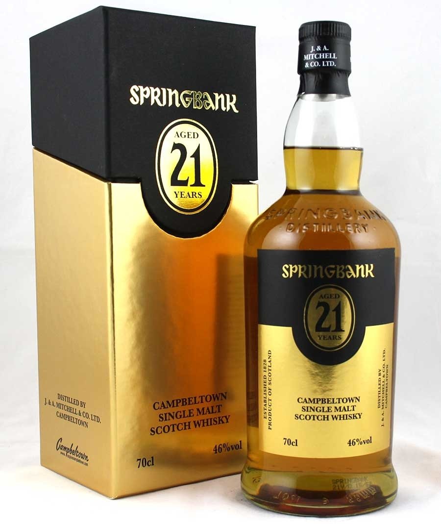 Springbank 21 Year Old Single Malt Scotch Whisky 2015 Edition