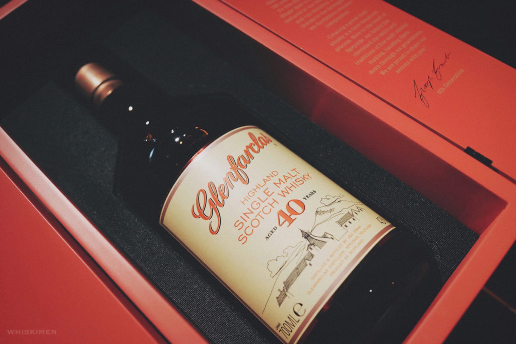 Glenfarclas 40 Year Old Single Malt Scotch Whisky (Warehouse Edition 2017) cask strength scotch ‪‎sherry speyside 40年 威士忌
