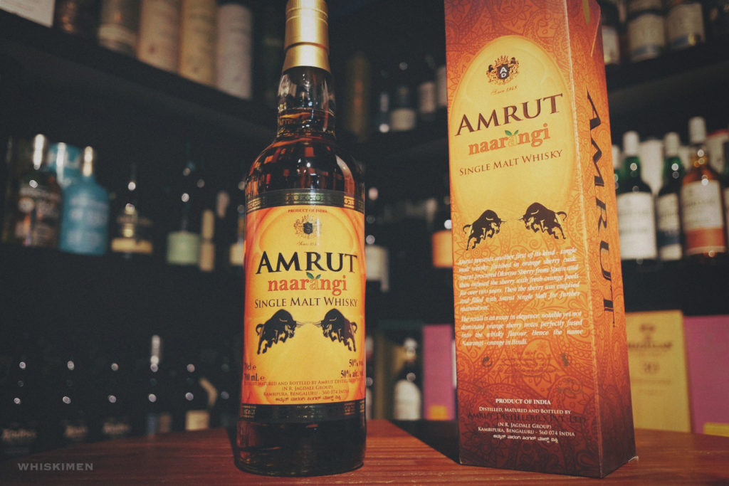 Amrut Naarangi Single Malt Whisky India Indian