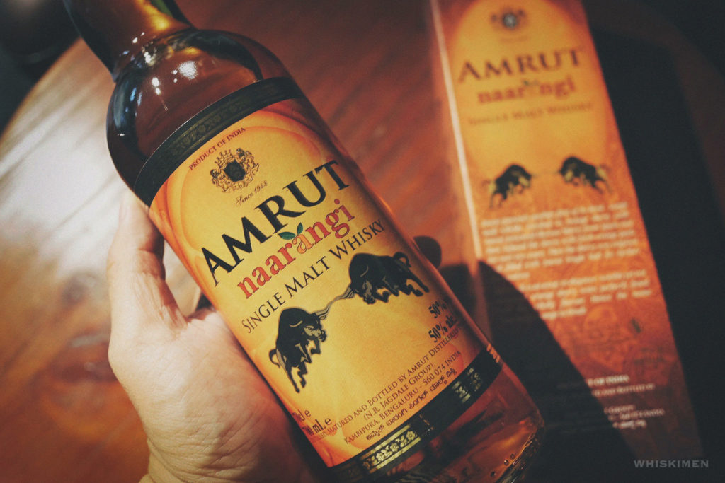 Amrut Naarangi Single Malt Whisky India Indian