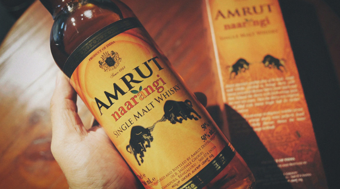 Amrut Naarangi Single Malt Whisky India Indian