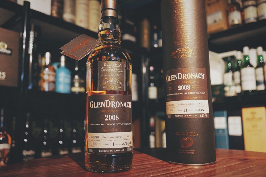 GlenDronach 2008 11 Year Old Single Malt Single Cask Whisky highland Pedro Ximénez Sherry Puncheon PX 2020