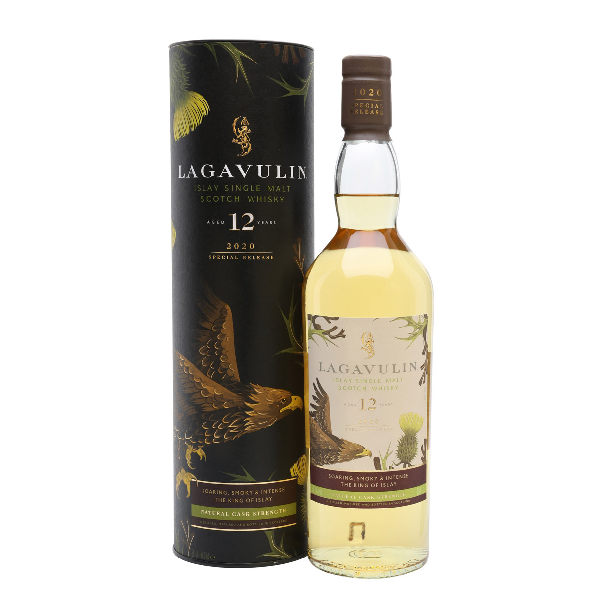 Lagavulin 12 Year Old Natural Cask Strength Single Malt Scotch Whisky (2020 Special Release)