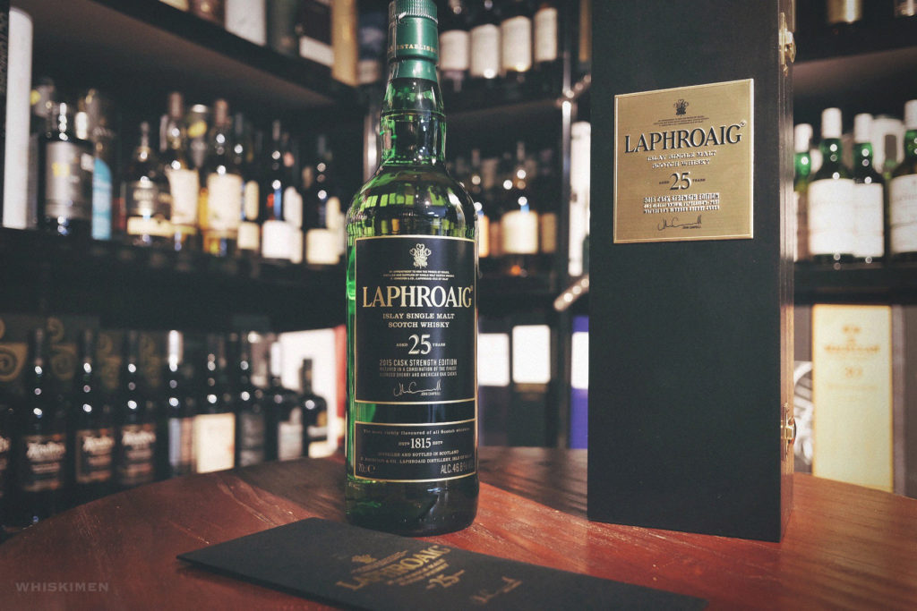 Laphroaig 25 Year Old Single Malt Scotch Whisky 2015 Edition