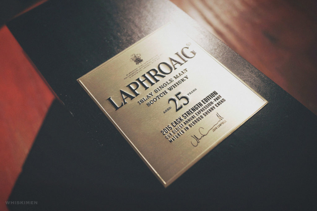 Laphroaig 25 Year Old Single Malt Scotch Whisky 2015 Edition