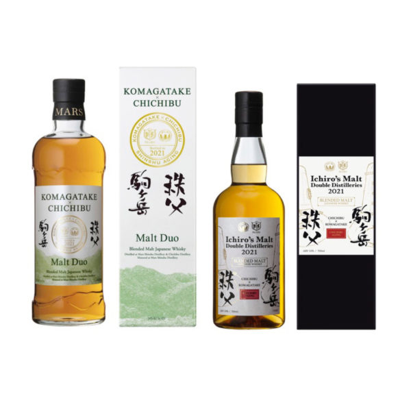 駒ヶ岳 Mars Komagatake × 秩父 Chichibu Malt Duo 2021 駒ヶ岳 Mars Komagatake × 秩父 Chichibu 2021 Collection Blended Malt Japanese Whisky