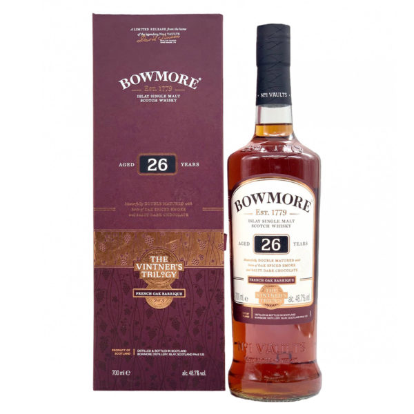 Bowmore The Vintner's Trilogy 26 Year Old Single Malt Whisky (2017 Limited Edition) Bowmore The Vintner's Trilogy 26 Year Old Single Malt Whisky (2017 Limited Edition)