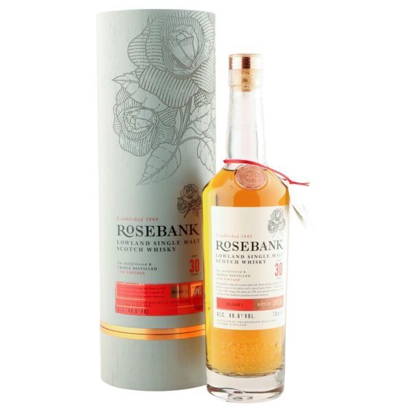 Rosebank 1990 30 Year Old Lowland Single Malt Scotch Whisky (Release 1) Rosebank 1990 30 Year Old Lowland Single Malt Scotch Whisky (Release 1)