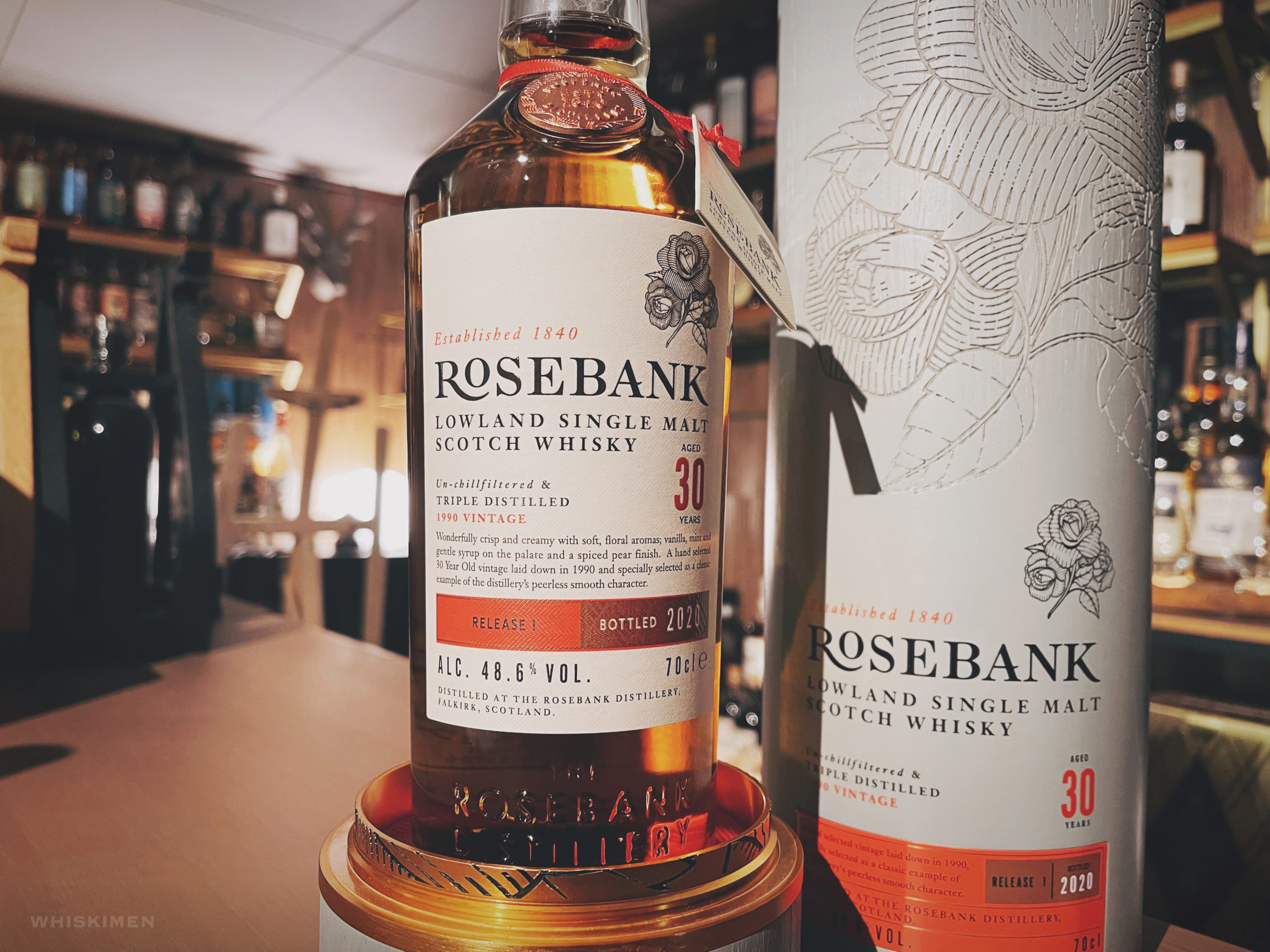 Rosebank 1990 30 Year Old Lowland Single Malt Scotch Whisky (Release 1)